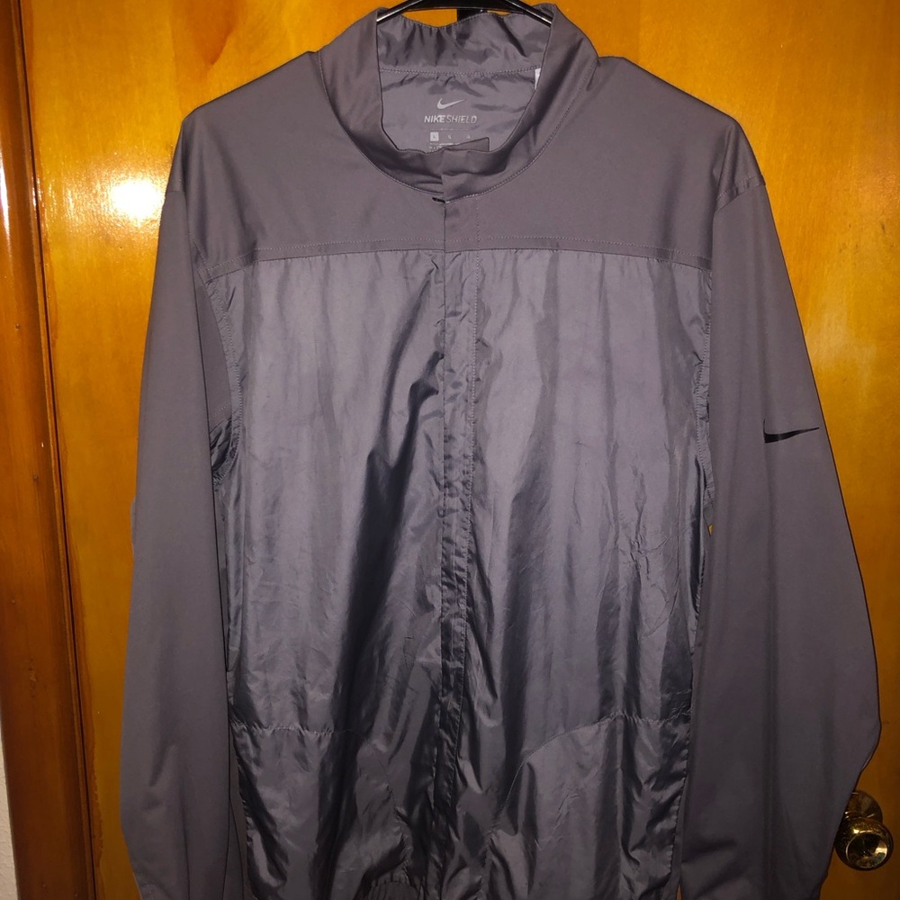 Nike Men's Gray Windbreaker Jacket